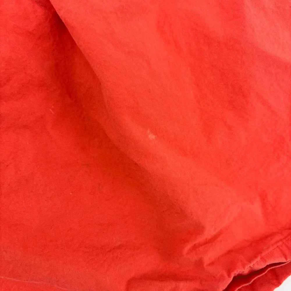 Showpo Paperbag‎ Waist Shorts Women Size 6 Red High Rise Relaxed Summer